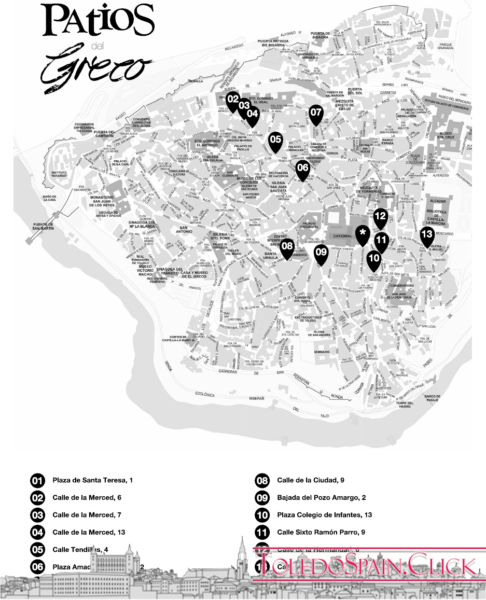" Patios del Greco. Exhibitions and music on 9 and 10 May in Toledo