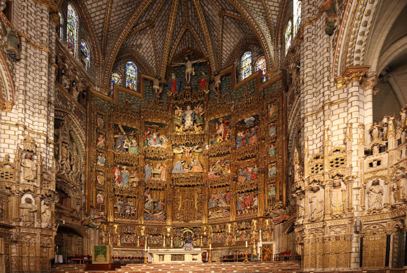 The relics of Toledo Cathedral