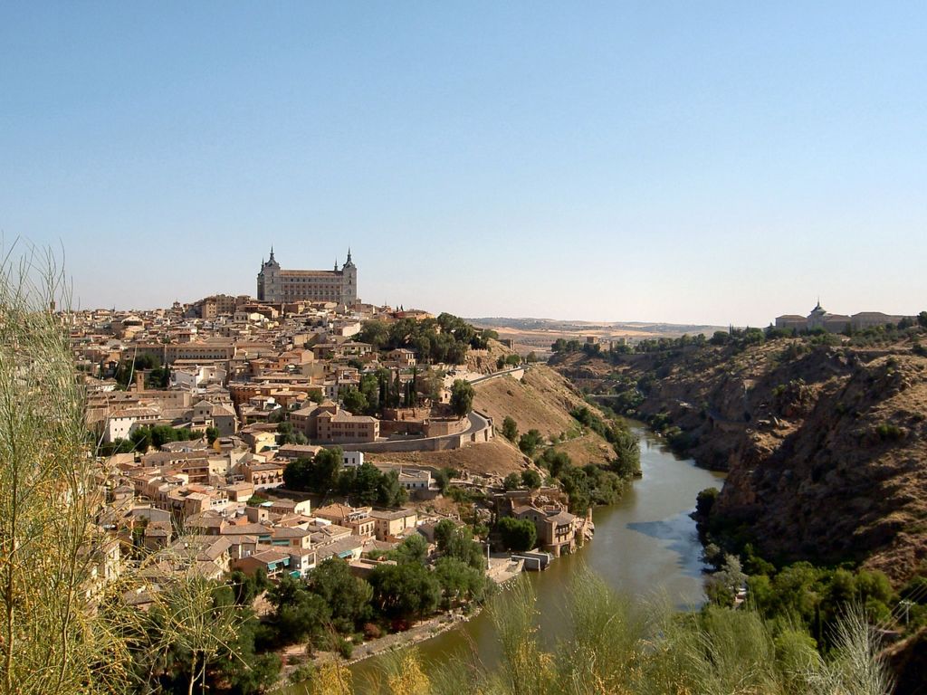 Toledo under clouds